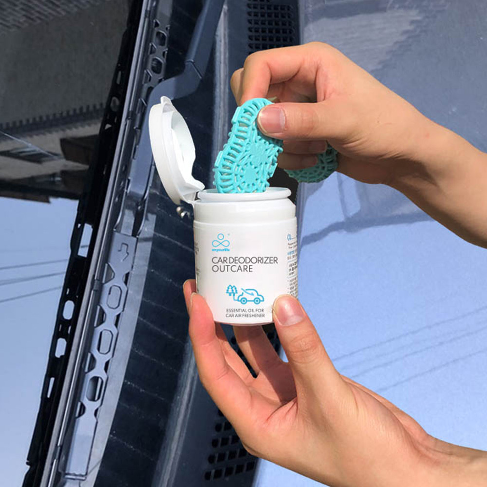 온유어라이프 <br>자동차 에어컨냄새 제거 차량용탈취제(1+1)
